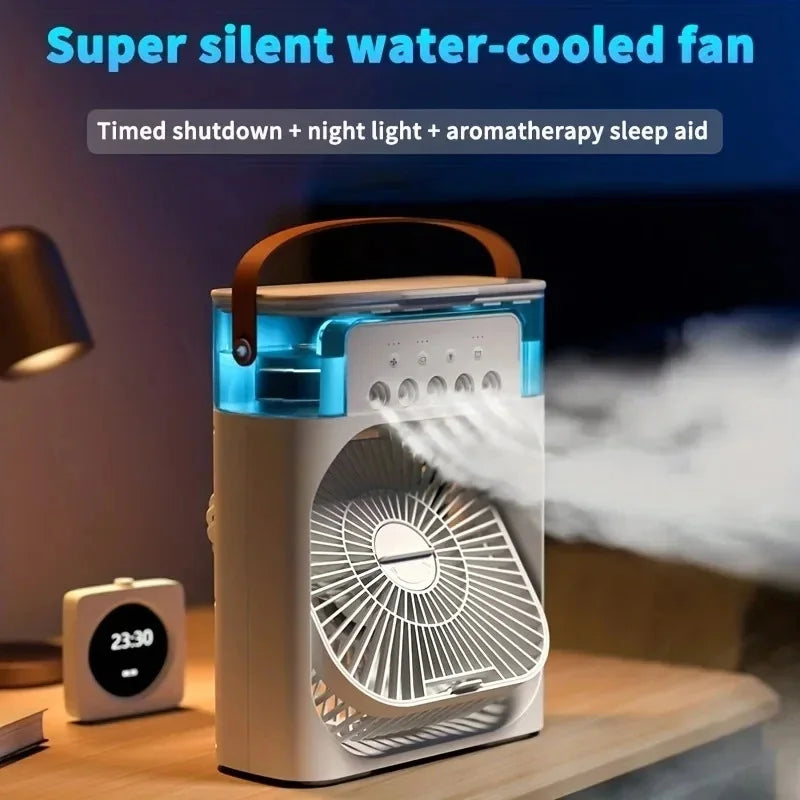 Portable Humidifier Air Conditioner Fan Household Hydrocooling Water mist