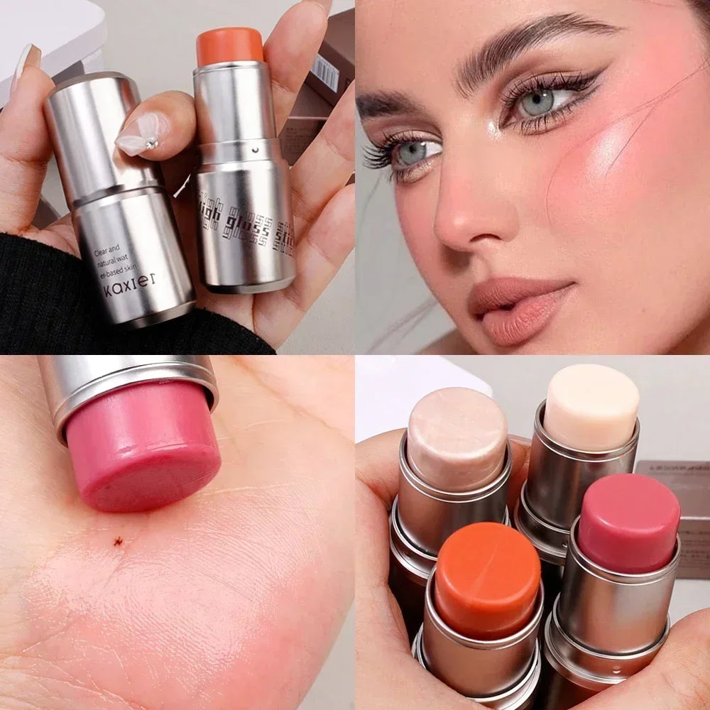 4 Colors Shimmer Water Light Highlighter Stick Blush Stick Make Up