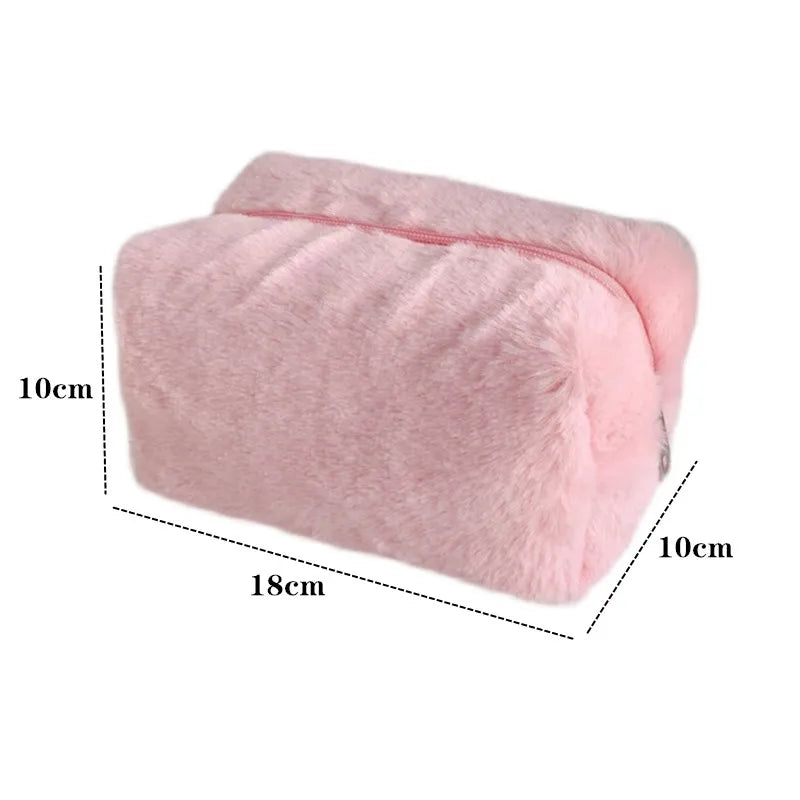 Fur Makeup Bags for Women