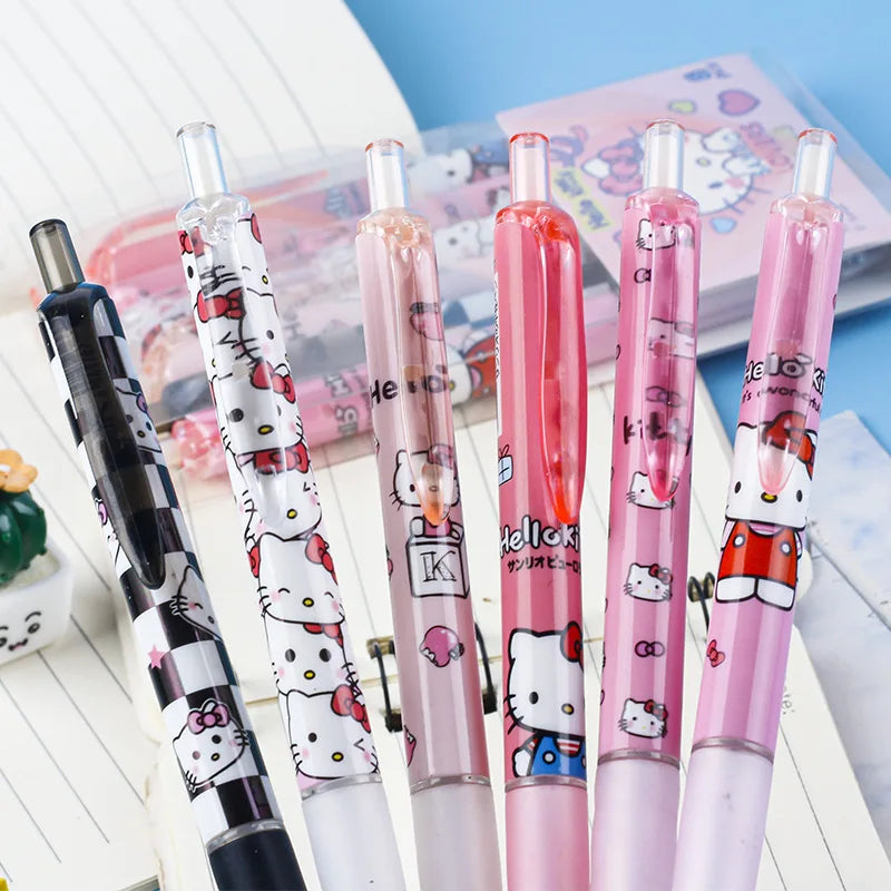 6Pcs Gel Pen Hello Kitty