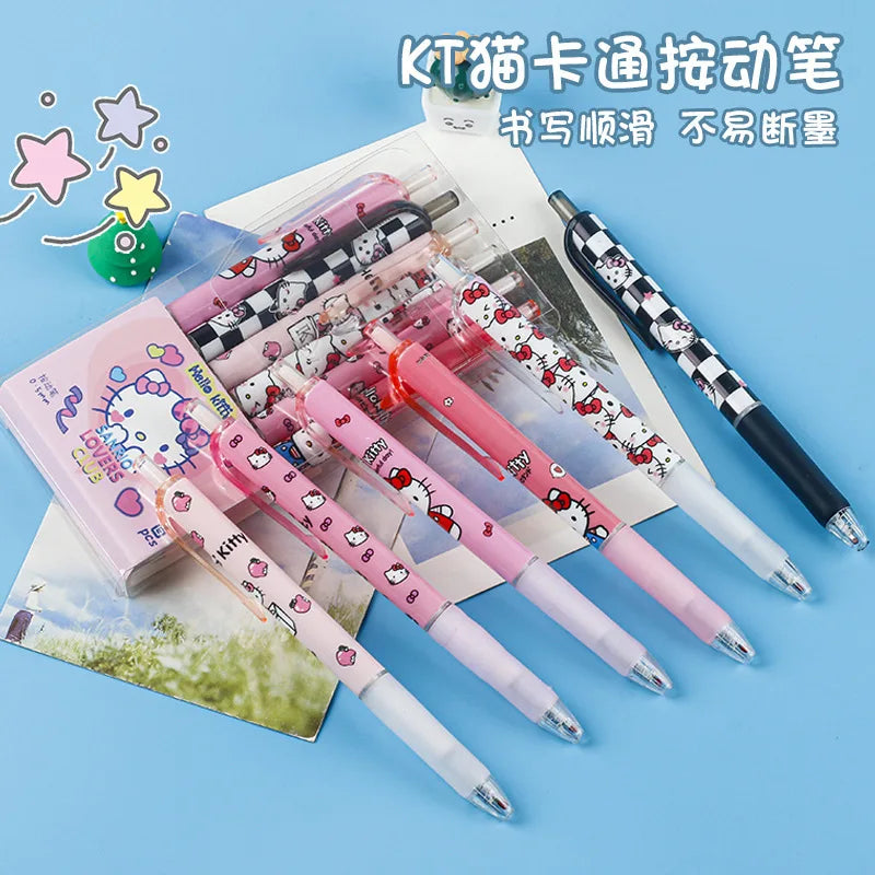 6Pcs Gel Pen Hello Kitty