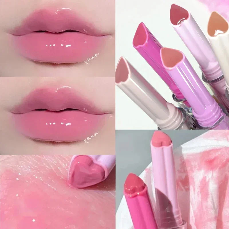 Jelly Mirror Lipstick Makeup Love Shape