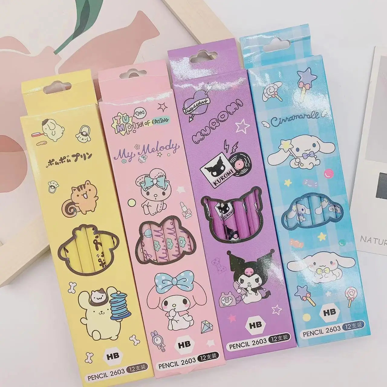 48pcs Sanrio Wooden Pencil