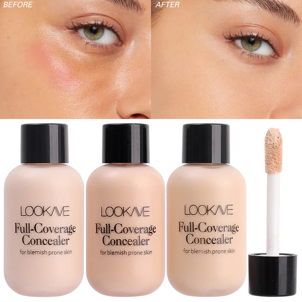 Liquid Concealer Foundation Cream Texture Covers Acne Marks