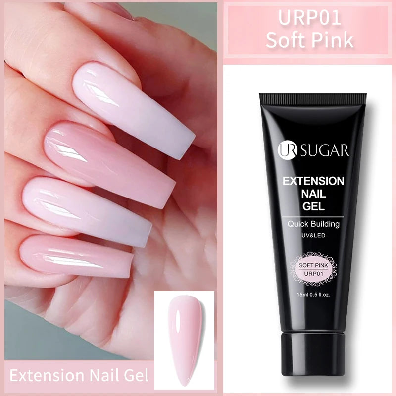 15ml Nail Extension Gel Soak Off UV LED Acrylic