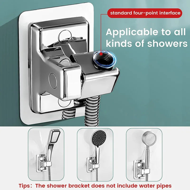 Shower Holder Suction Cup Holder 360° Adjustable Showerhead