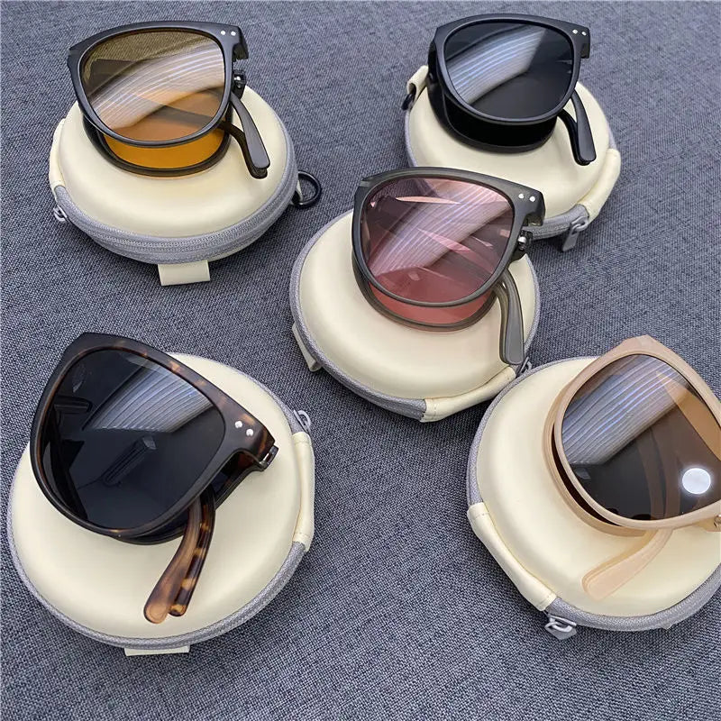 Folding sunglasses, portable, ultra light sun protection, UV protection, sunglasses