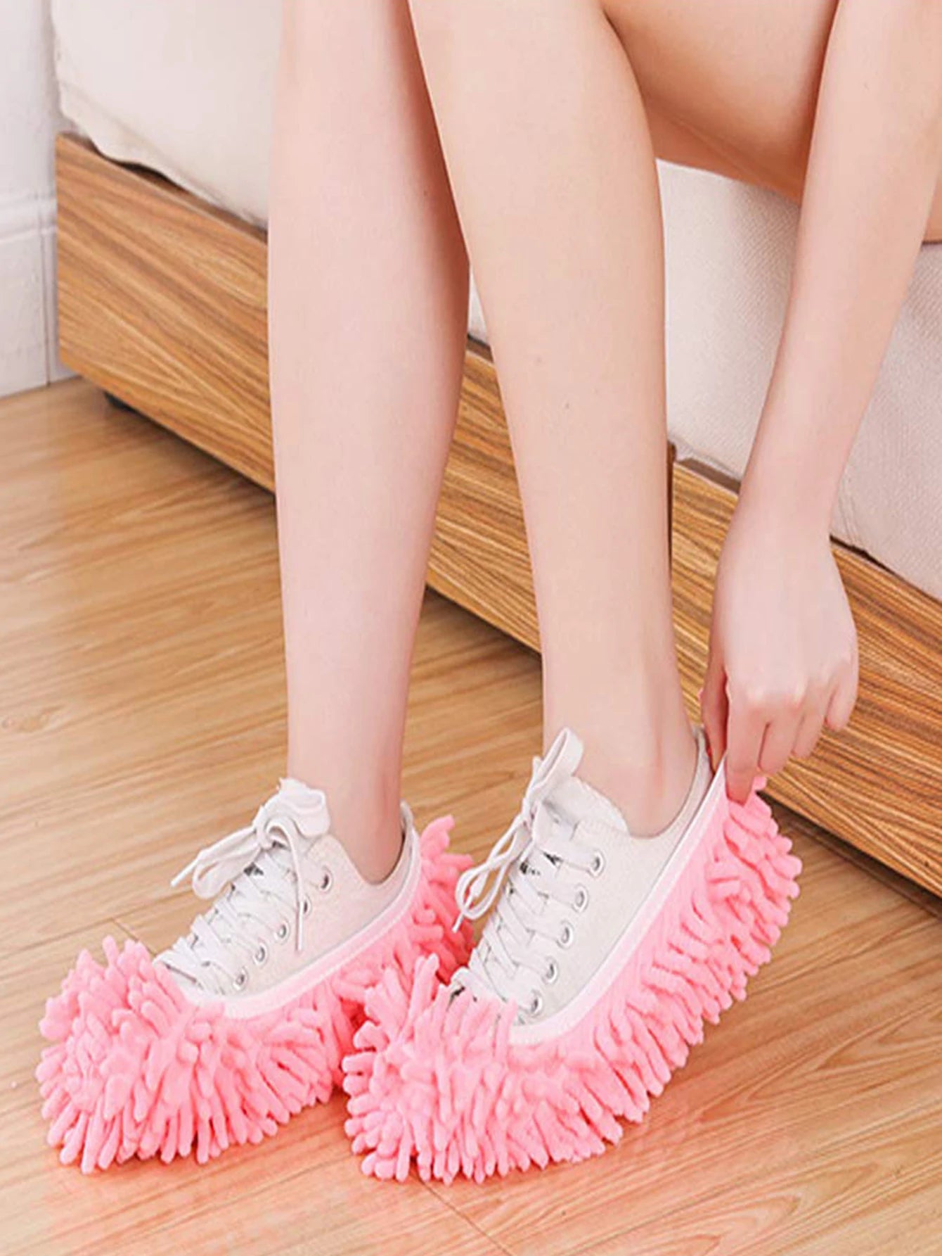 Dust Mop Slippers 2PCS-Foot Socks