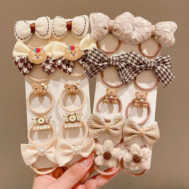 10Pcs/Set Baby Cartoon Hair Band