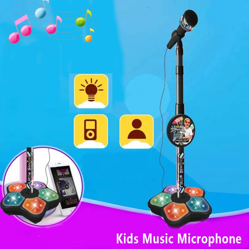 Kids Microphone with Stand Karaoke Song