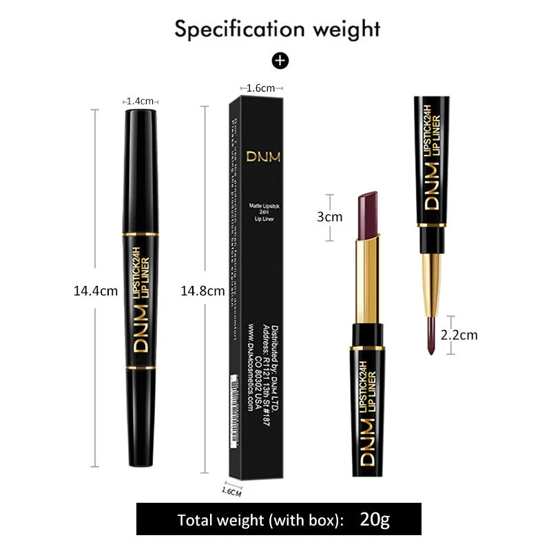 Double Ended Matte Long Lasting Wateproof Lipsticks