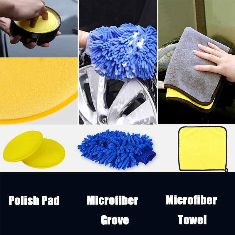 6Pcs Car Cleaning Brush Set