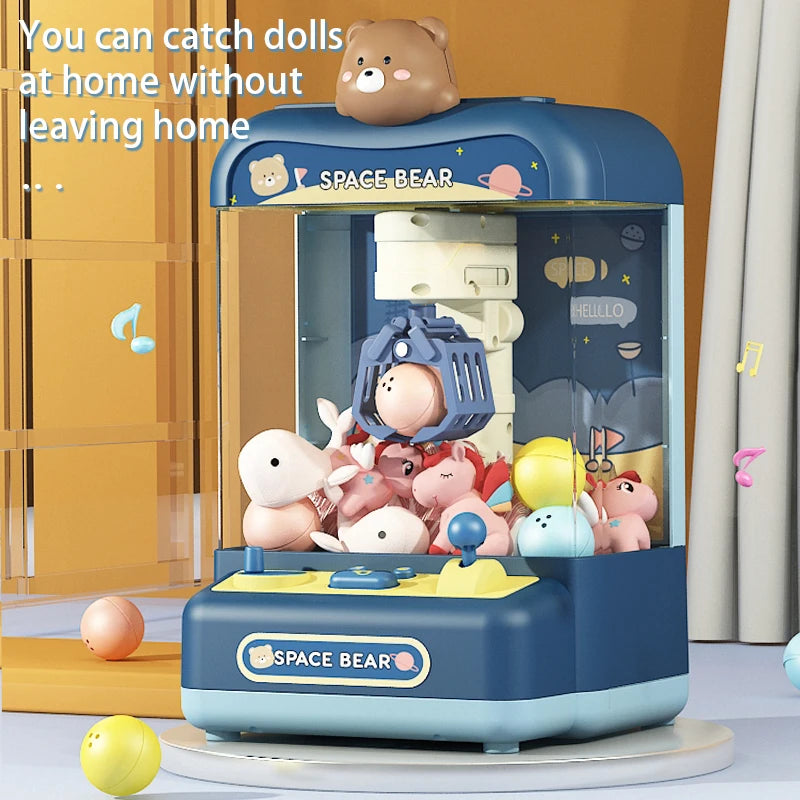 mini claw machine small clip doll machine home version candy