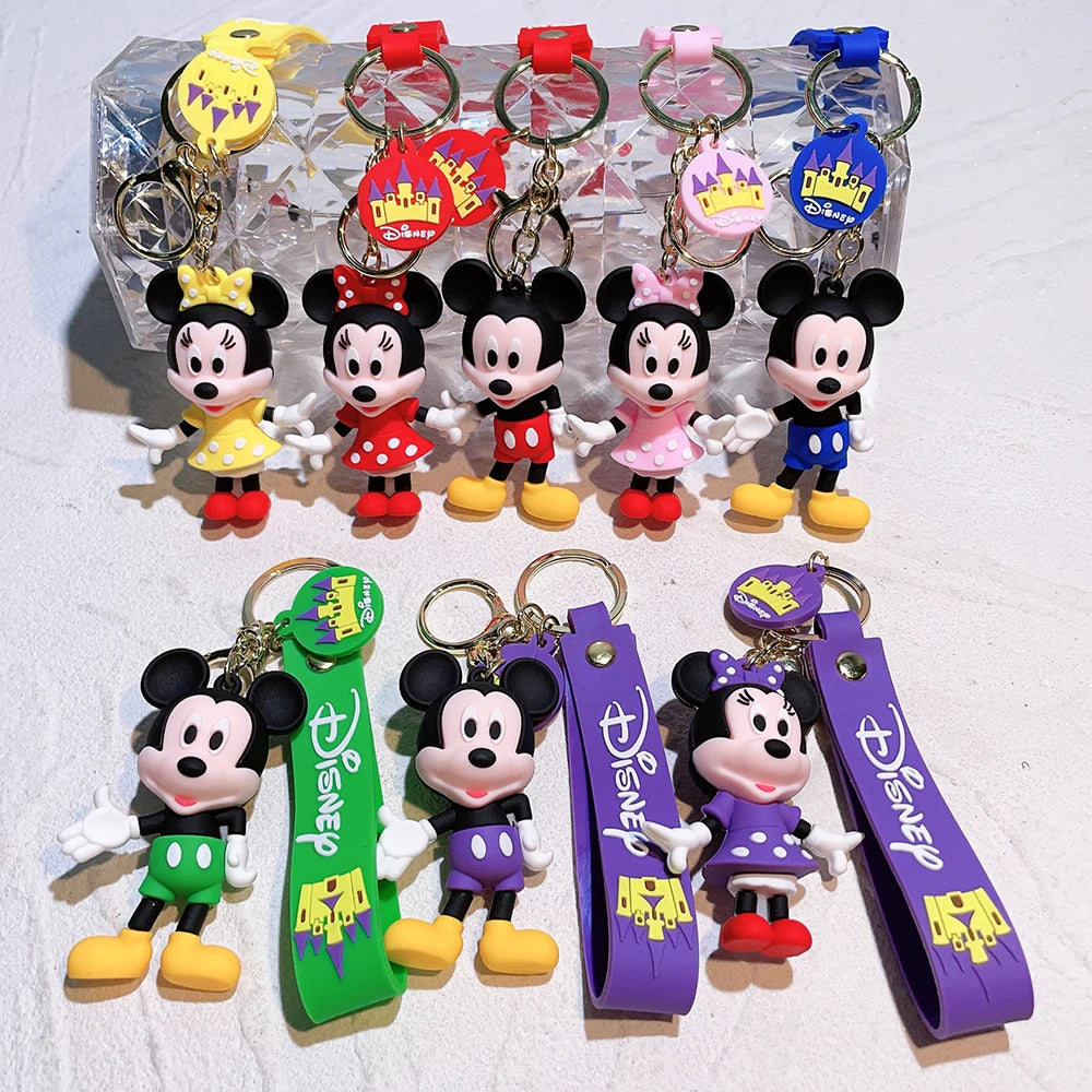 Cute Minnie Keyring Student Bag Hanging