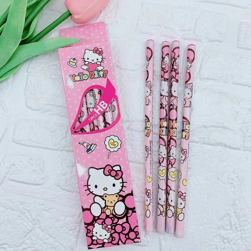 60pcs Cartoon Pencils