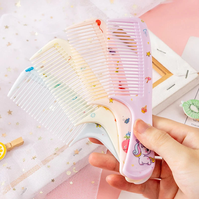 2Pcs/Set Cute Kids Hairdressing Comb