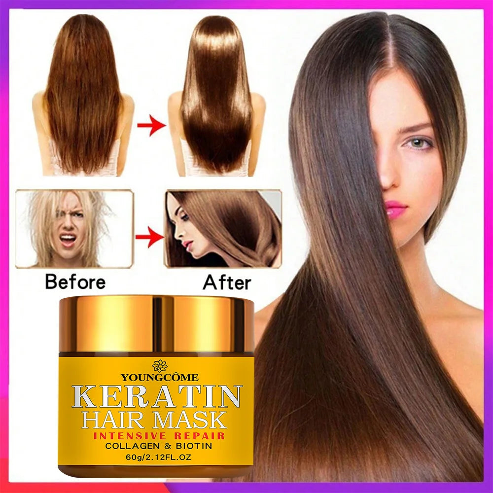 Hair Repairs Hair Mask Biotin Collagen Keratin Treatment