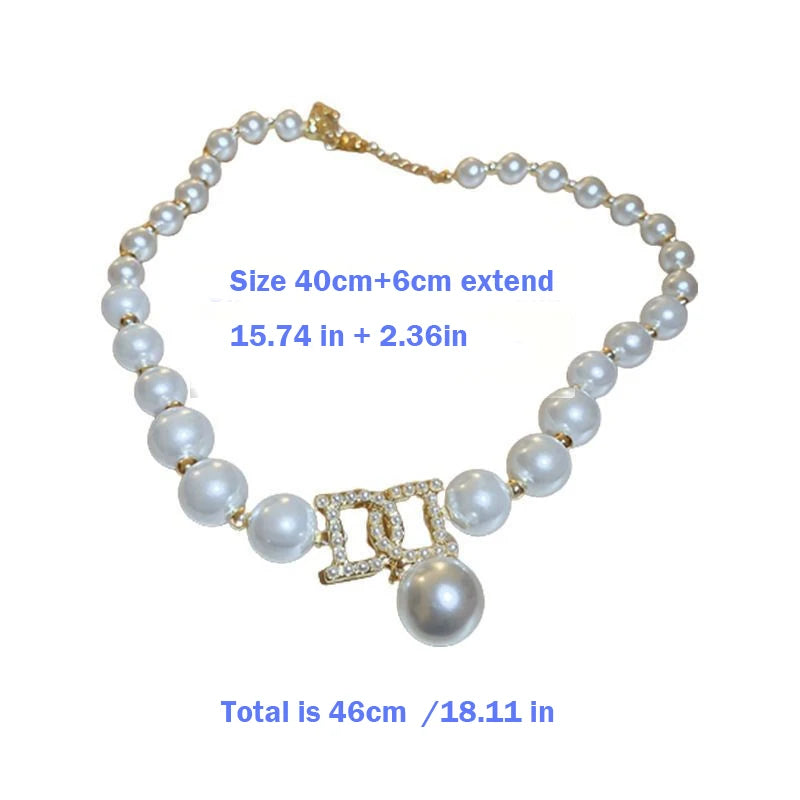 Women Elegant Pearl Clavicle Chain