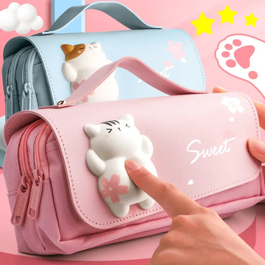 3D Kawaii Pencil Case waterproof