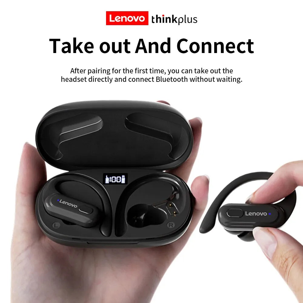 Lenovo  Earphone  Wireless Bluetooth Sport Headphones