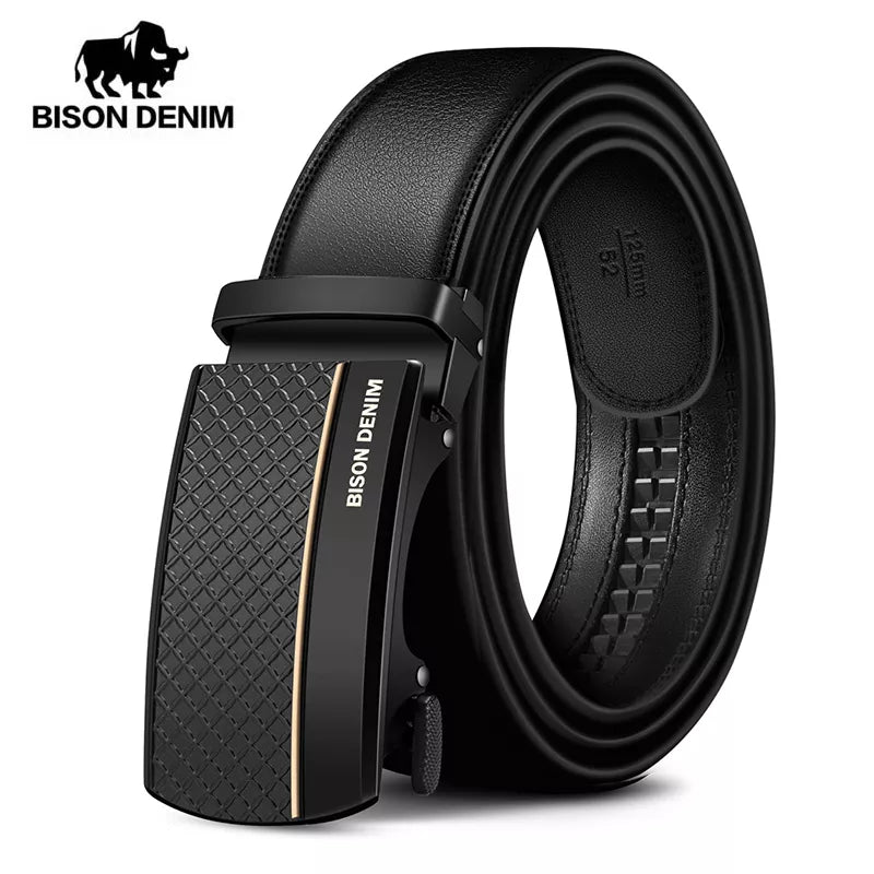 Genuine Leather Automatic Men Belt