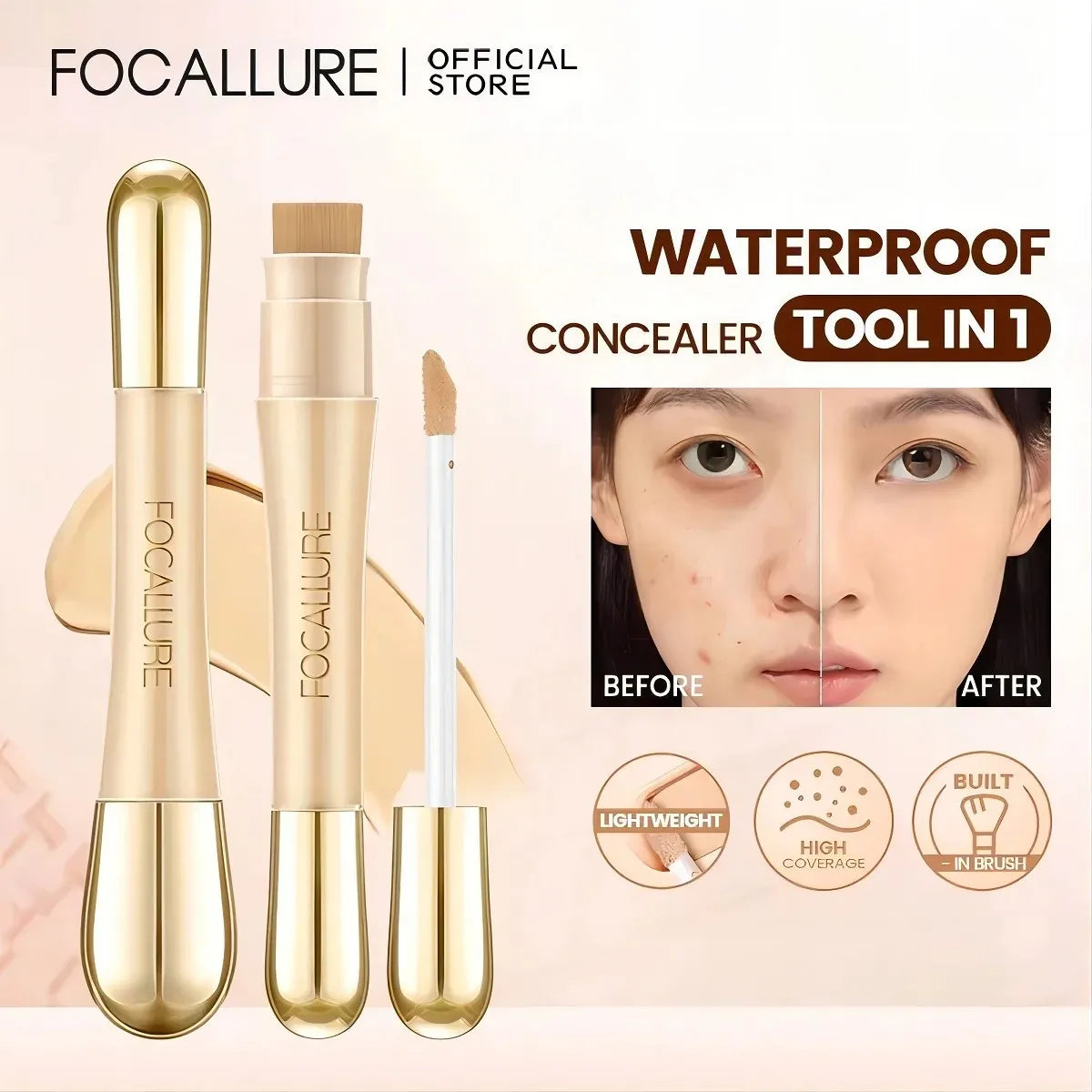 Matte Flawless Face Concealer Long-lasting