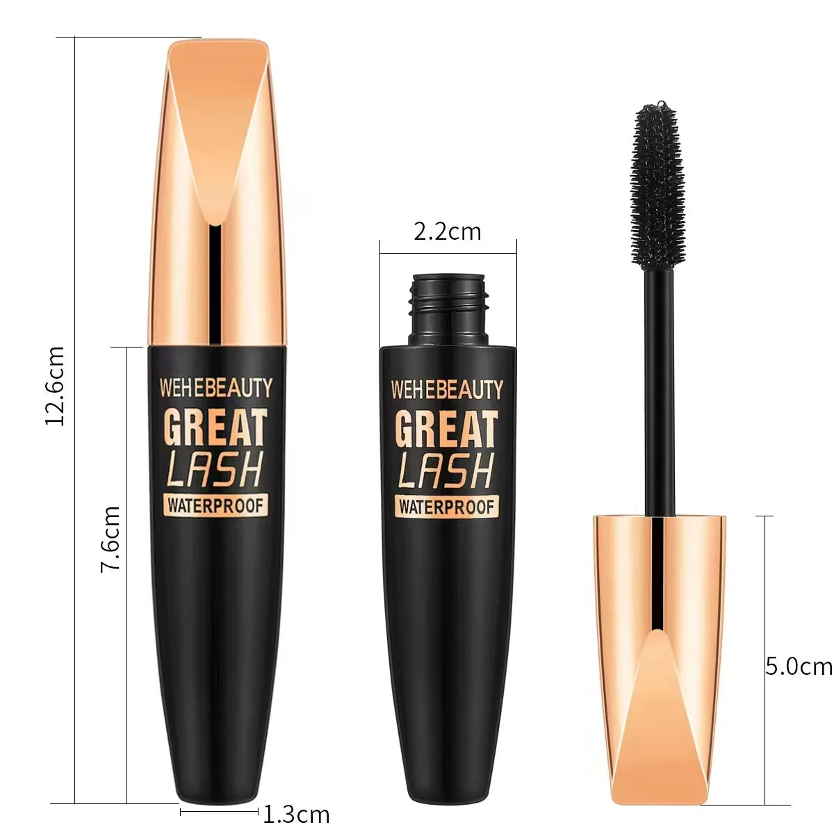 4D Silk Fiber Lash Mascara 2 In 1 Mascara Waterproof Lengthening