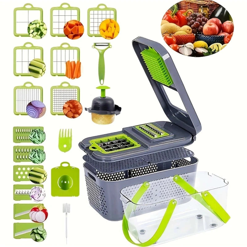 Amazing Set Of 22-Piece Vegetable Cutter,