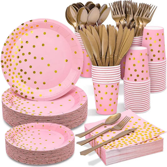 Party Disposable Tableware 10 Pcs Set