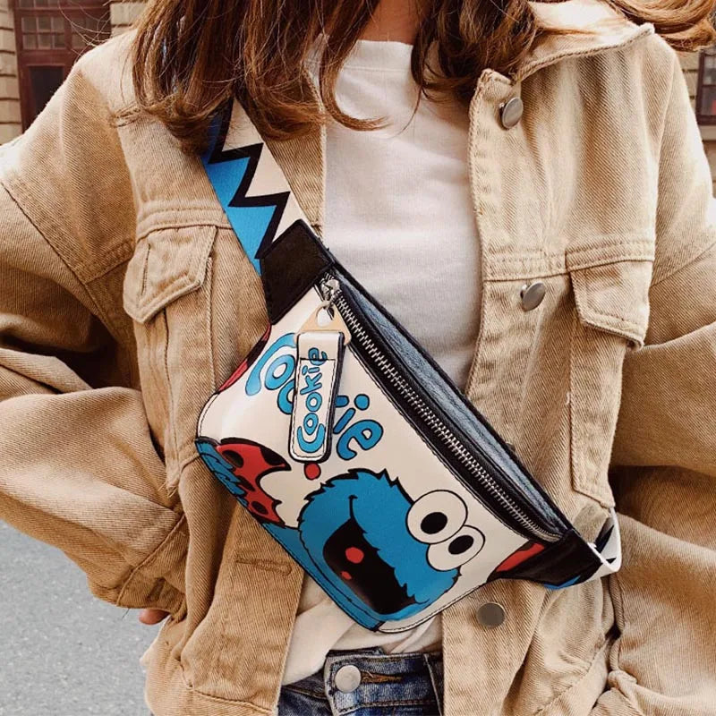 Women's Fanny Pack Cartoon Belt