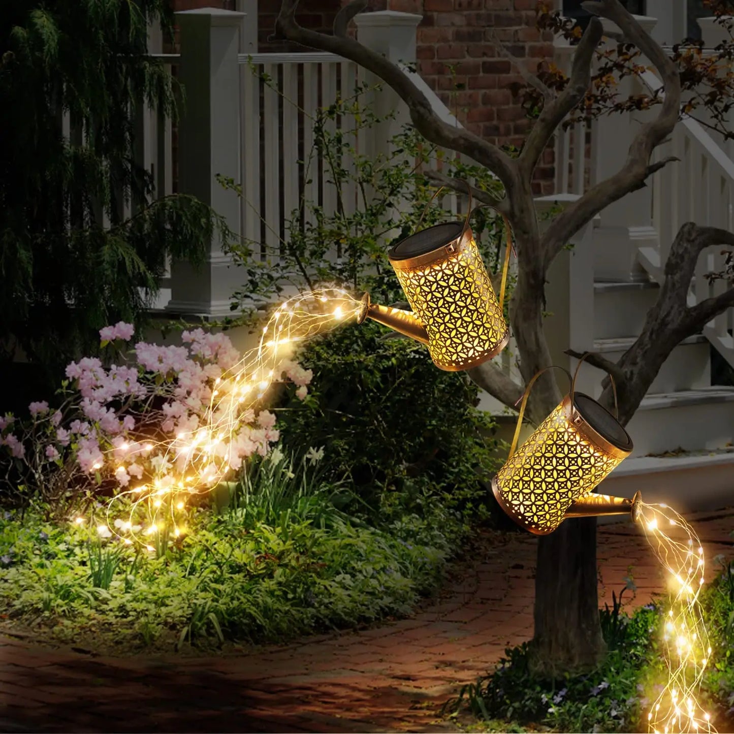 Amazing Solar Watering Can with Cascading Light