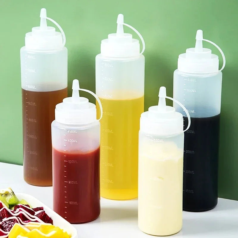 Ketchup BBQ Sauces Olive Oil Large Squeeze  Bottles