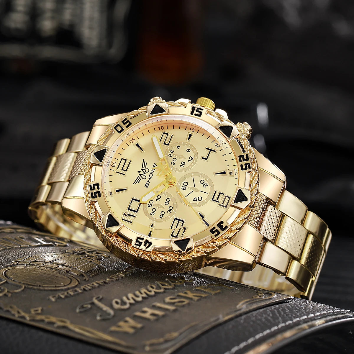 Rock Heavy Popular Big Dial Men Quartz Watches