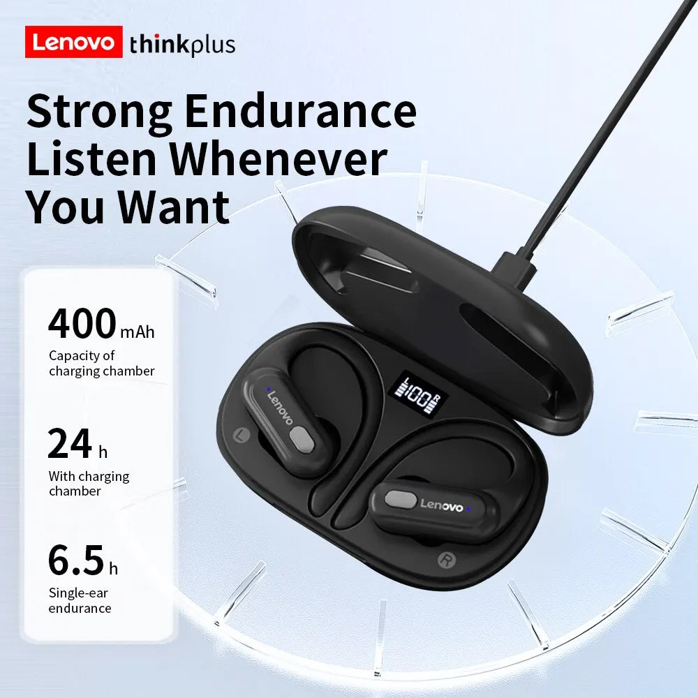 Lenovo  Earphone  Wireless Bluetooth Sport Headphones