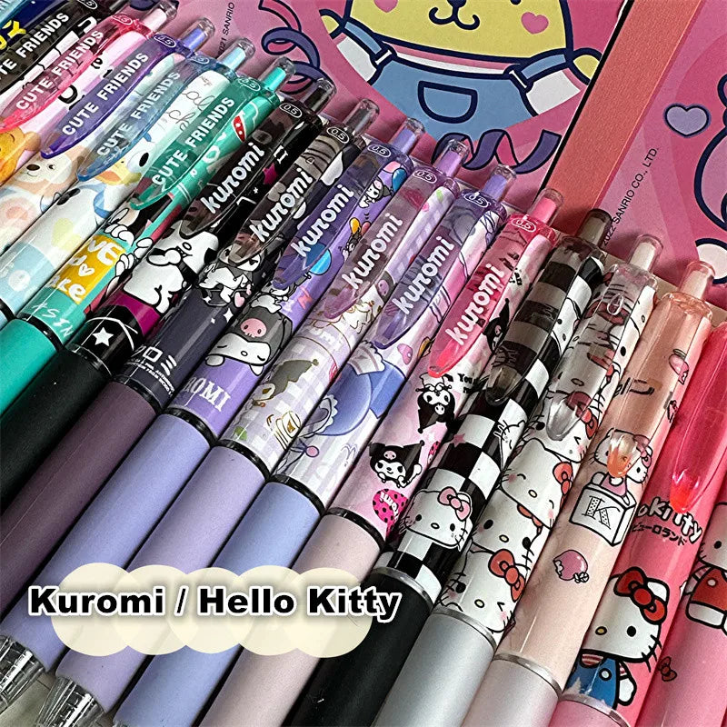 6Pcs Hello Kitty 0.5mm Gel Pens Set