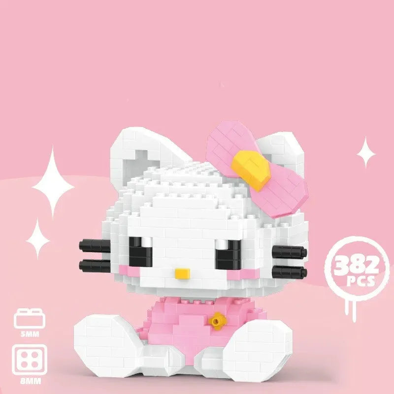 Building Block Sanrio Anime Figure Kuromi