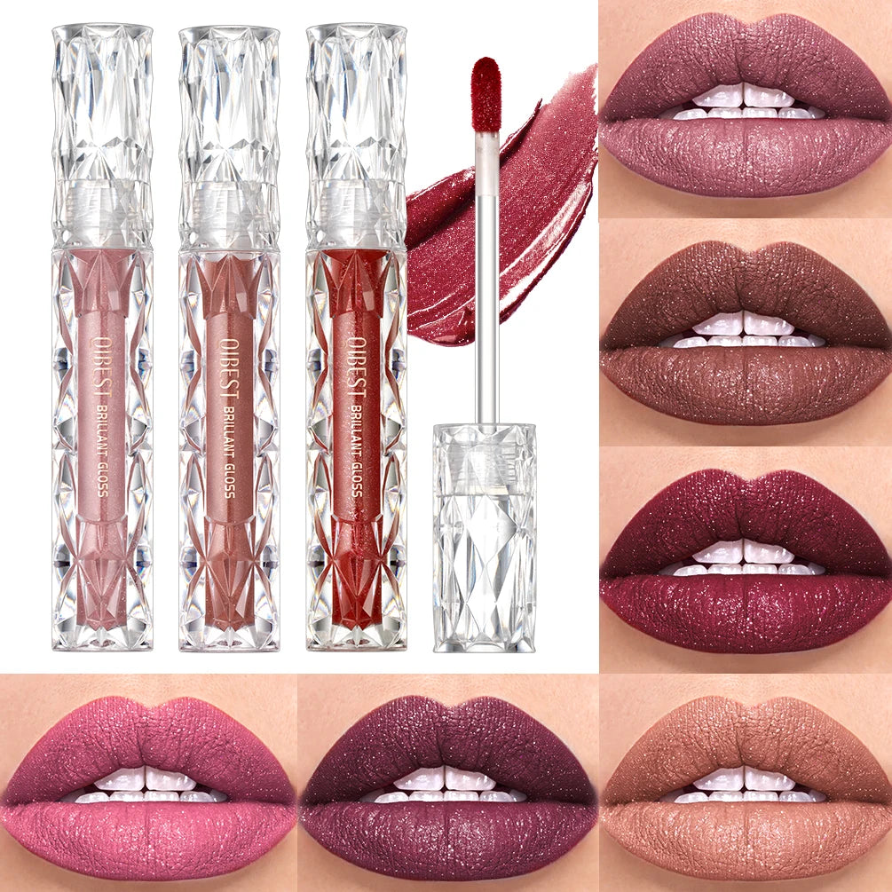 Diamond Liquid Lipstick Moisturizing Long-Lasting