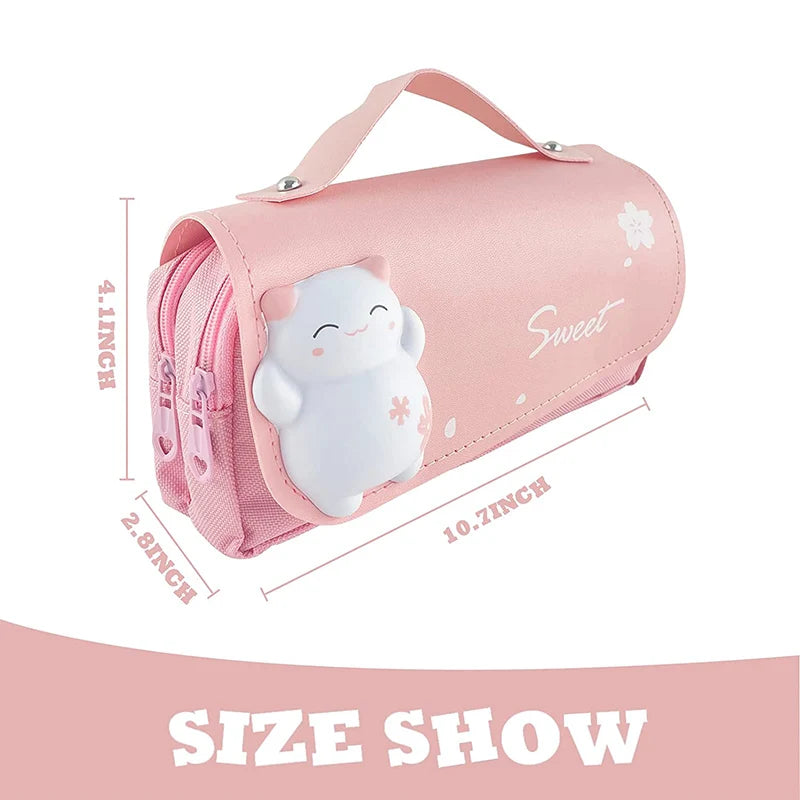 3D Kawaii Pencil Case waterproof