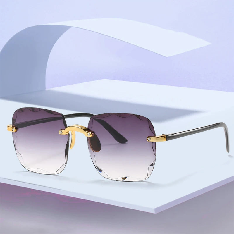 Rimless Women's Sunglasses