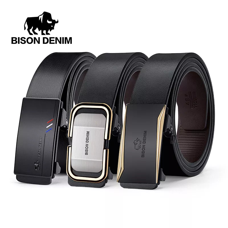 Automatic Buckle Belt Leather High Quality