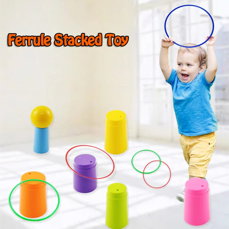 Children Throwing  Circle Game