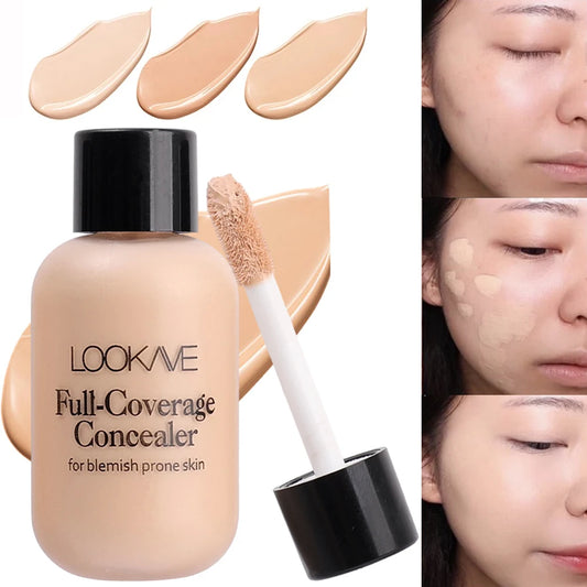 Liquid Concealer Foundation Cream Texture Covers Acne Marks