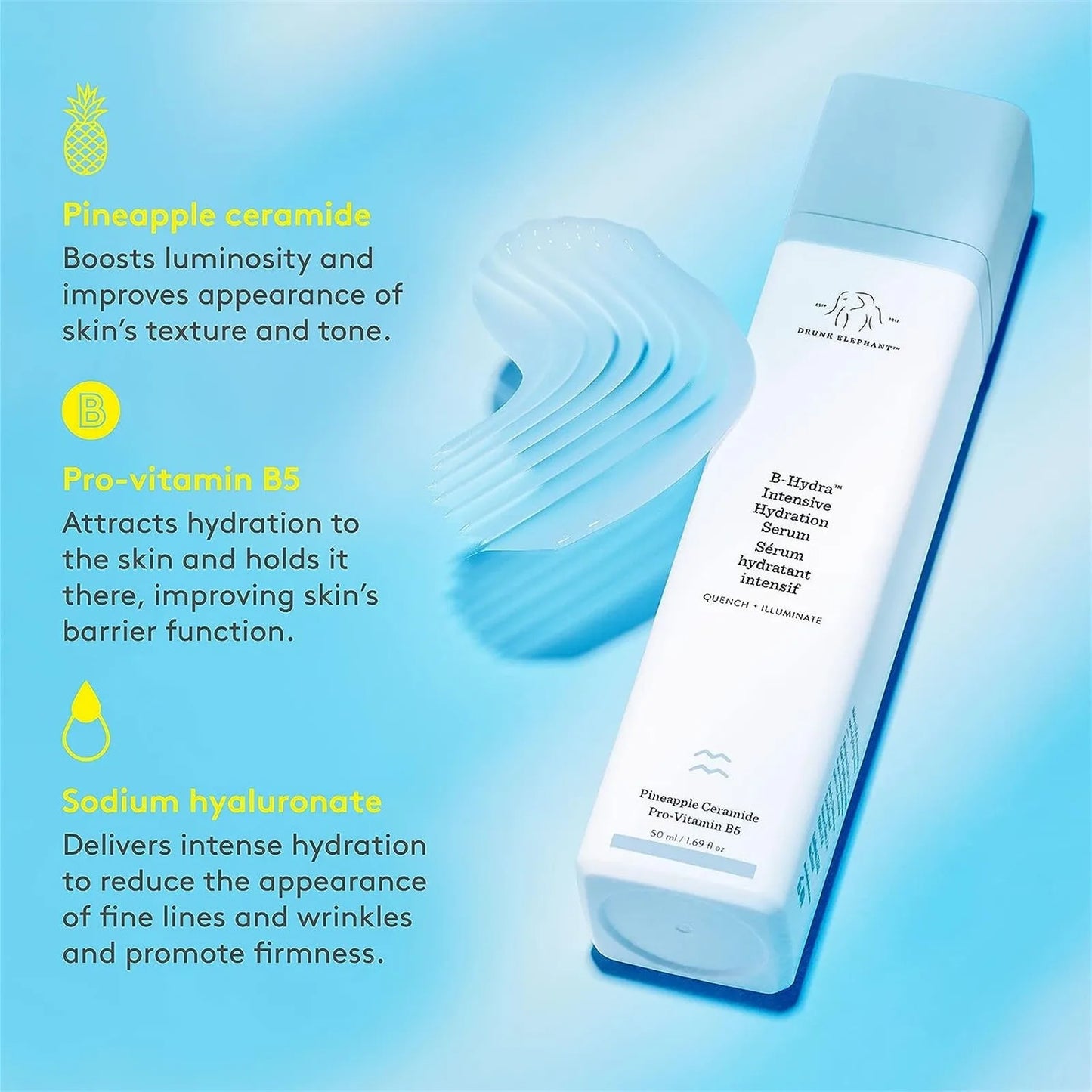 B-Hydra Intensive Hydration Essence 50ml Hydrate And Moisturize Lightweight Repairing The Skin Barrier