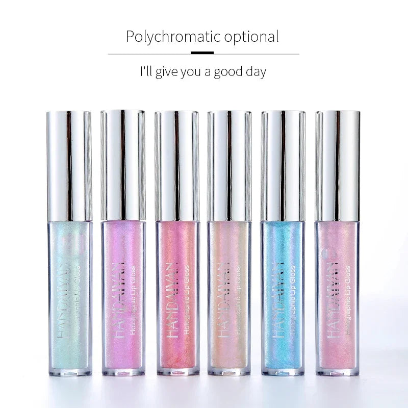 6 Colors Laser Holographic Lip Gloss Liquid