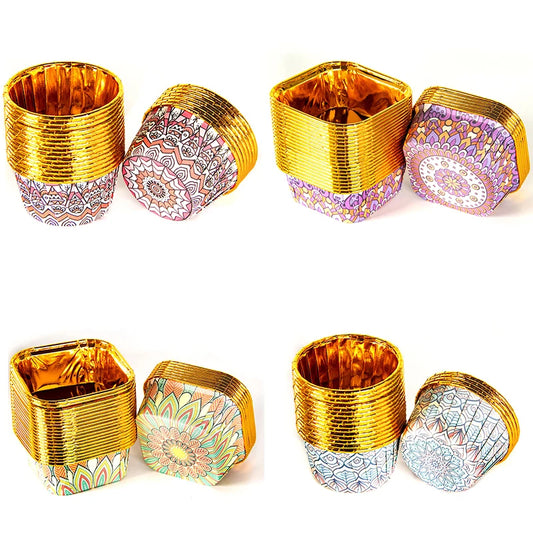 50pcs Gold Cupcake Liners