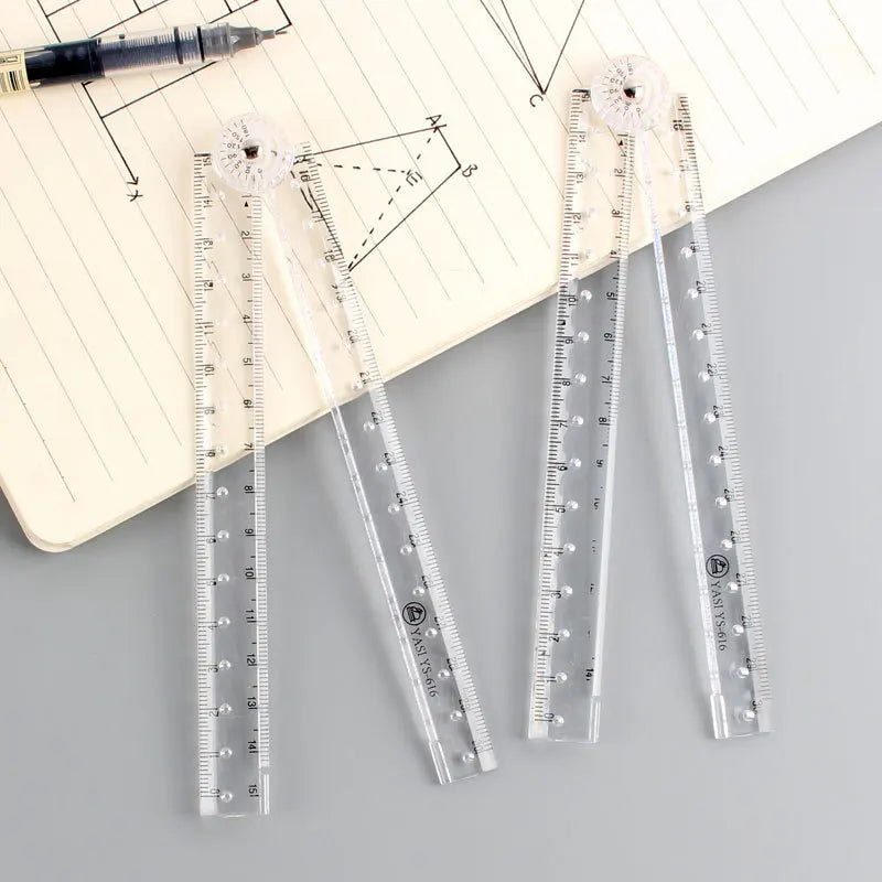 1pc Folding Acrylic Ruler -