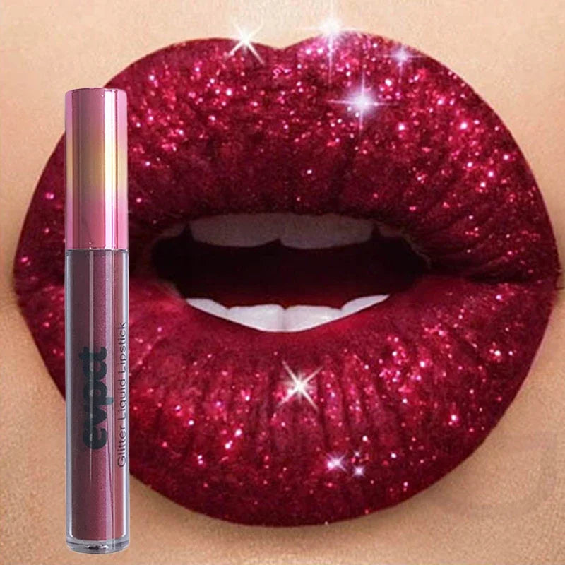 Waterproof Diamond Shimmer Glitter Lip Gloss