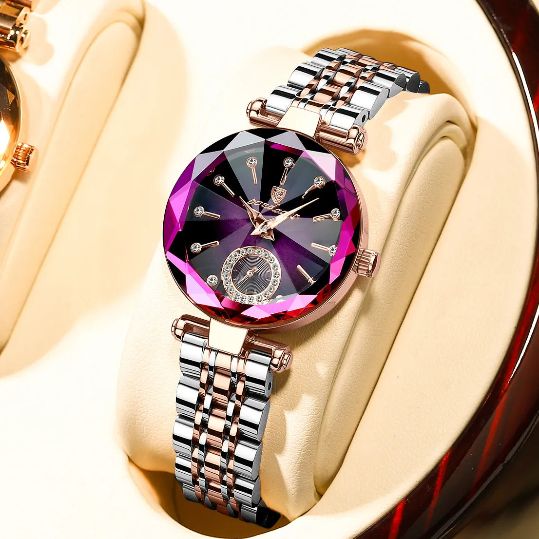 Woman Wristwatch Elegant Waterproof Stainless Steel Watch