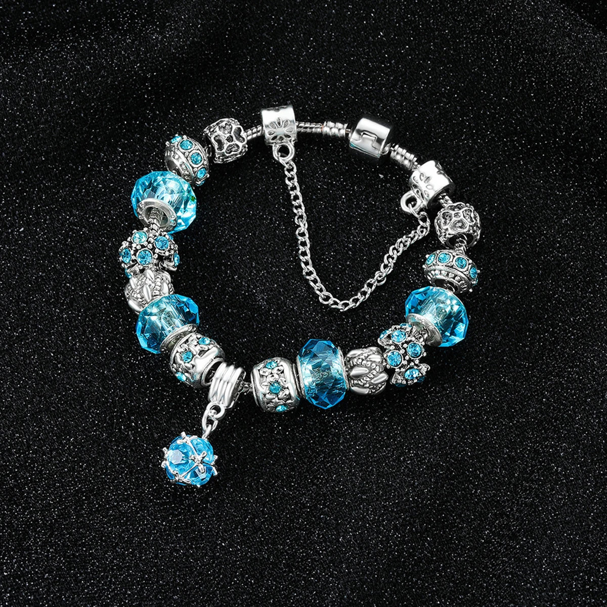 1pcs Crystal Pendant DIY Beaded Bracelet