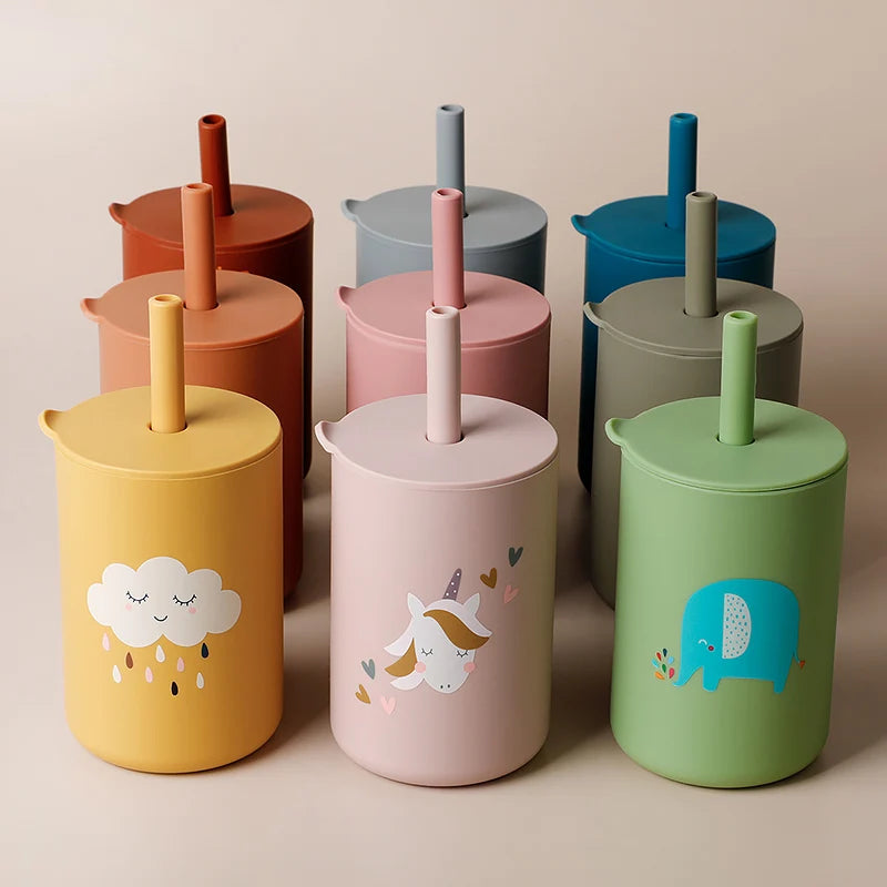 1Pc Baby Feeding Straw Cup